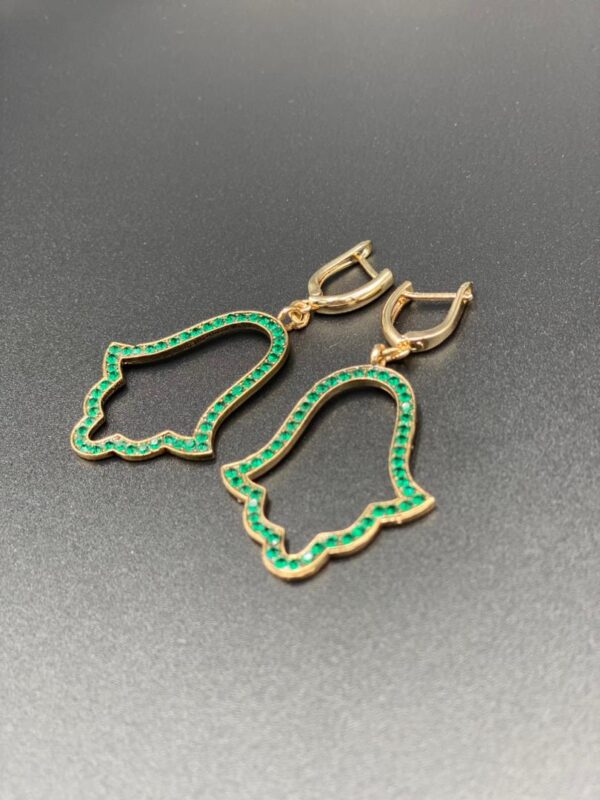 Boucles d'oreilles en khamsa