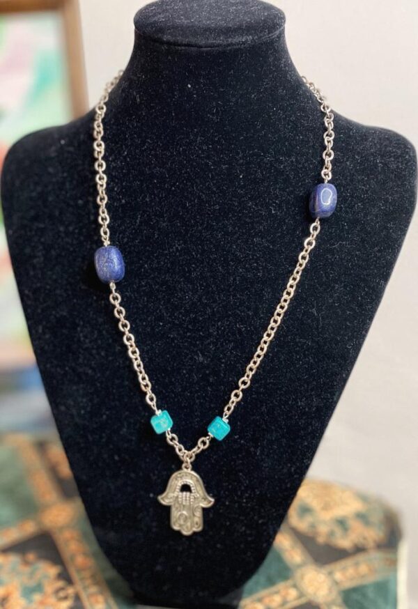 Collier en argent khamsa – Image 2