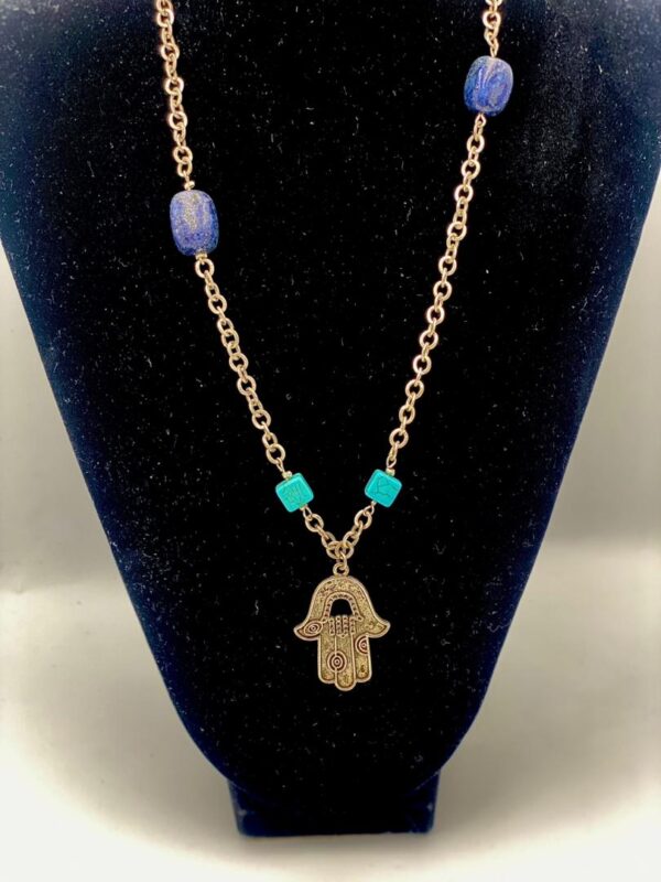 Collier en argent khamsa